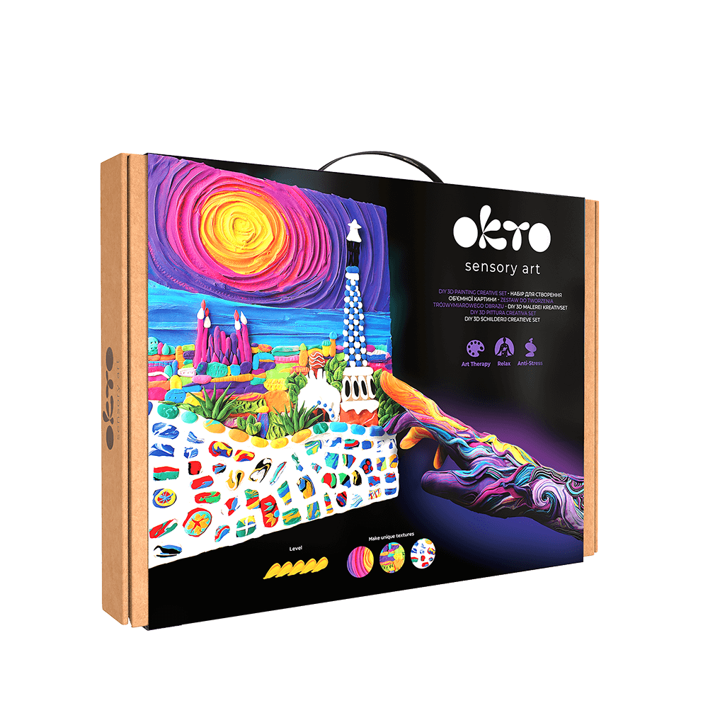 Об'ємна 3D картина #parkguellbarcelona за 699 UAH - OKTO Sensory Art